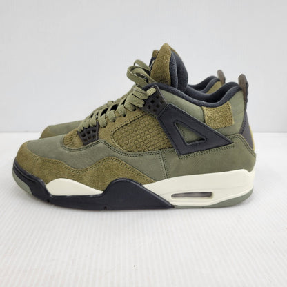 【中古品】【メンズ】 NIKE ナイキ AIR JORDAN 4 RETRO SE CRAFT FB9927-200 エア ジョーダン 4 レトロ SE クラフト スニーカー 靴 160-260729-as-19-izu サイズ：27.5cm カラー：MEDIUM OLIVE/PALE VANILLA 万代Net店