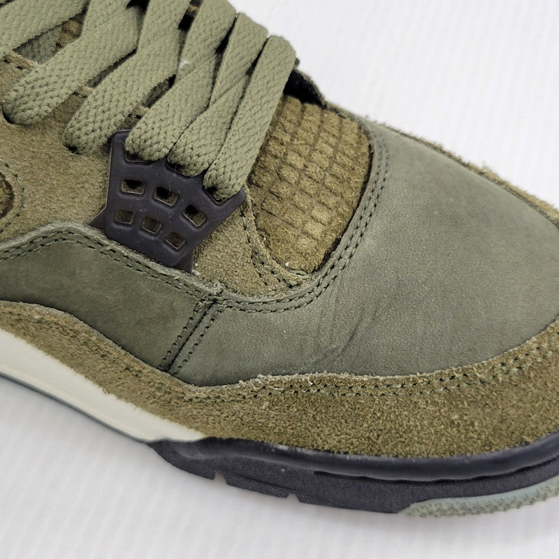 【中古品】【メンズ】 NIKE ナイキ AIR JORDAN 4 RETRO SE CRAFT FB9927-200 エア ジョーダン 4 レトロ SE クラフト スニーカー 靴 160-260729-as-19-izu サイズ：27.5cm カラー：MEDIUM OLIVE/PALE VANILLA 万代Net店