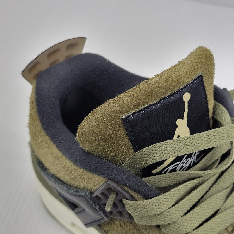 【中古品】【メンズ】 NIKE ナイキ AIR JORDAN 4 RETRO SE CRAFT FB9927-200 エア ジョーダン 4 レトロ SE クラフト スニーカー 靴 160-260729-as-19-izu サイズ：27.5cm カラー：MEDIUM OLIVE/PALE VANILLA 万代Net店