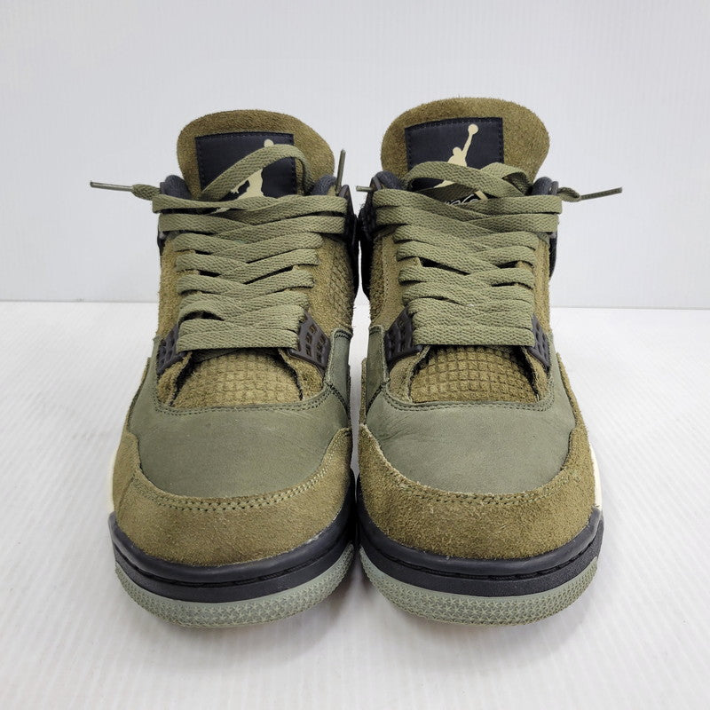 【中古品】【メンズ】 NIKE ナイキ AIR JORDAN 4 RETRO SE CRAFT FB9927-200 エア ジョーダン 4 レトロ SE クラフト スニーカー 靴 160-260729-as-19-izu サイズ：27.5cm カラー：MEDIUM OLIVE/PALE VANILLA 万代Net店