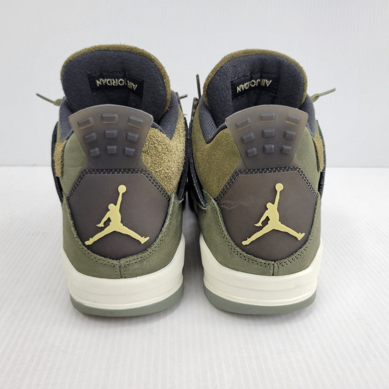 【中古品】【メンズ】 NIKE ナイキ AIR JORDAN 4 RETRO SE CRAFT FB9927-200 エア ジョーダン 4 レトロ SE クラフト スニーカー 靴 160-260729-as-19-izu サイズ：27.5cm カラー：MEDIUM OLIVE/PALE VANILLA 万代Net店