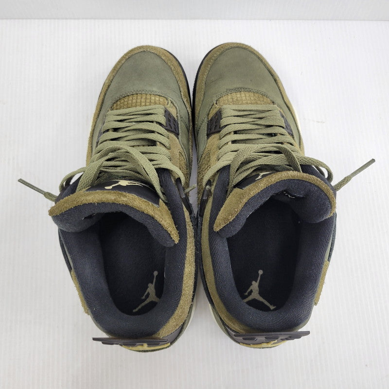 【中古品】【メンズ】 NIKE ナイキ AIR JORDAN 4 RETRO SE CRAFT FB9927-200 エア ジョーダン 4 レトロ SE クラフト スニーカー 靴 160-260729-as-19-izu サイズ：27.5cm カラー：MEDIUM OLIVE/PALE VANILLA 万代Net店