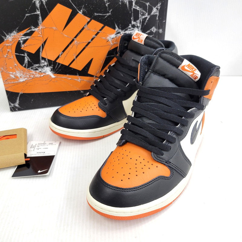 【中古品】【メンズ】 NIKE ナイキ AIR JORDAN 1 RETRO HIGH OG DZ5485-008 エア ジョーダン 1 レトロ ハイ OG スニーカー 靴 160-260729-as-21-izu サイズ：27.5cm カラー：BLACK/BLACK-SAIL-STARFISH 万代Net店