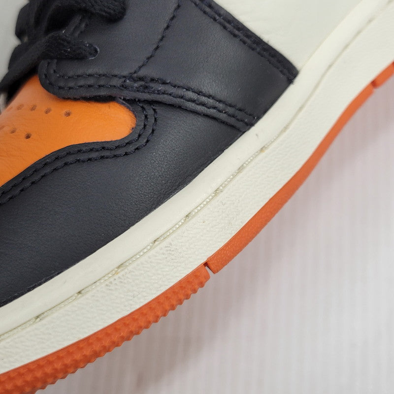 【中古品】【メンズ】 NIKE ナイキ AIR JORDAN 1 RETRO HIGH OG DZ5485-008 エア ジョーダン 1 レトロ ハイ OG スニーカー 靴 160-260729-as-21-izu サイズ：27.5cm カラー：BLACK/BLACK-SAIL-STARFISH 万代Net店