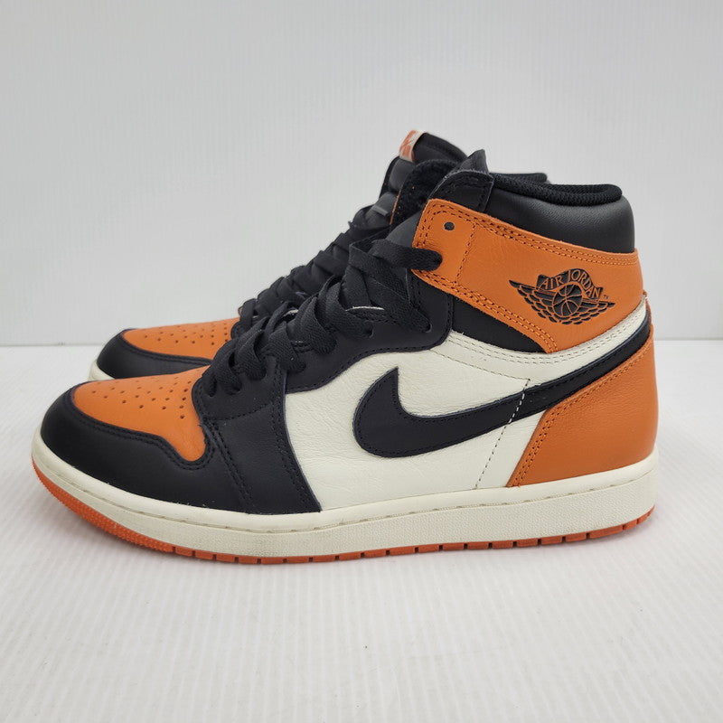 【中古品】【メンズ】 NIKE ナイキ AIR JORDAN 1 RETRO HIGH OG DZ5485-008 エア ジョーダン 1 レトロ ハイ OG スニーカー 靴 160-260729-as-21-izu サイズ：27.5cm カラー：BLACK/BLACK-SAIL-STARFISH 万代Net店