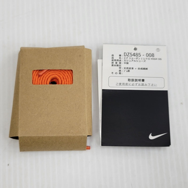 【中古品】【メンズ】 NIKE ナイキ AIR JORDAN 1 RETRO HIGH OG DZ5485-008 エア ジョーダン 1 レトロ ハイ OG スニーカー 靴 160-260729-as-21-izu サイズ：27.5cm カラー：BLACK/BLACK-SAIL-STARFISH 万代Net店