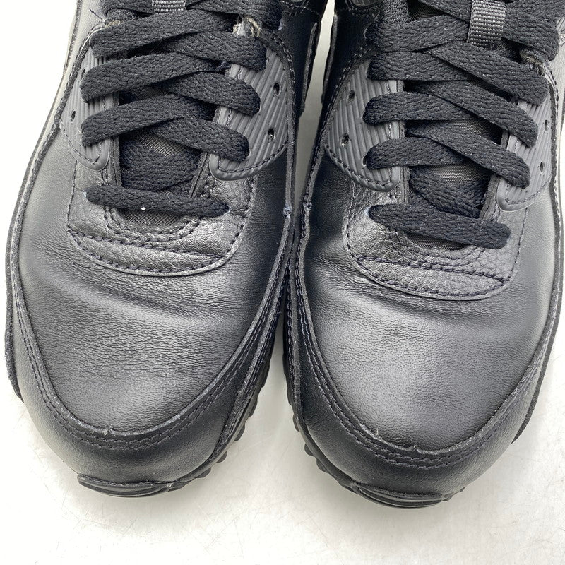 【中古品】【メンズ】 NIKE ナイキ CZ5594-001 AIR MAX 90 LEATHER エア マックス 90 レザー スニーカー シューズ 靴 160-260803-yn-02-izu サイズ：26.0cm カラー：ブラック 万代Net店