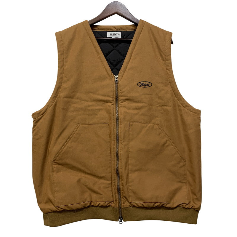 【中古品】【メンズ】 HAIGHT ヘイト WORKERS VEST ワーカーズベスト 142-260802-as-18-izu サイズ：XXL カラー：ブラウン 万代Net店