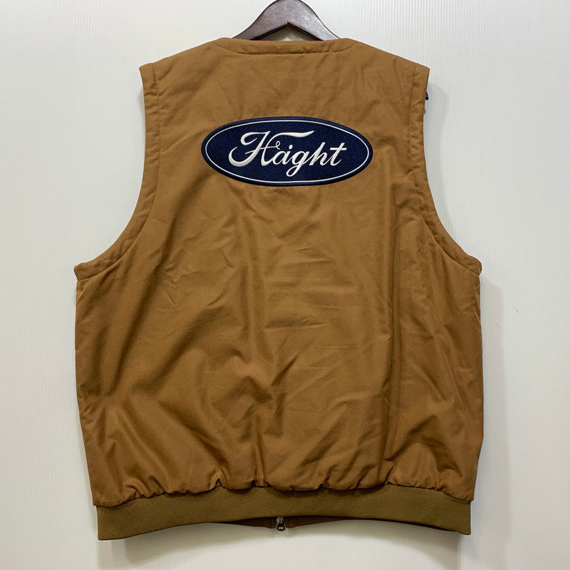 【中古品】【メンズ】 HAIGHT ヘイト WORKERS VEST ワーカーズベスト 142-260802-as-18-izu サイズ：XXL カラー：ブラウン 万代Net店