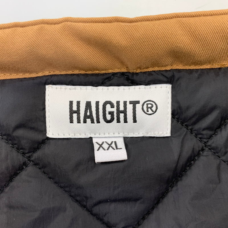 【中古品】【メンズ】 HAIGHT ヘイト WORKERS VEST ワーカーズベスト 142-260802-as-18-izu サイズ：XXL カラー：ブラウン 万代Net店