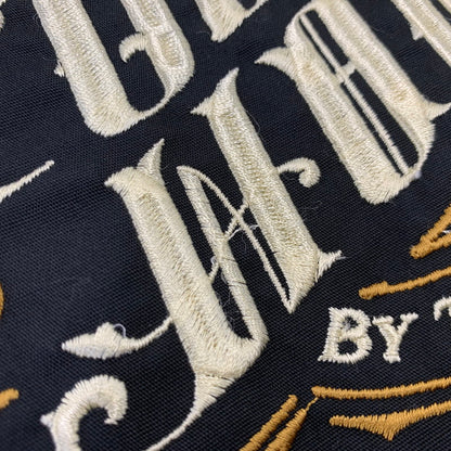 【中古品】【メンズ】 MUSTARD WORKERS マスタードワーカーズ LOGO COACH JACKET ロゴ コーチジャケット 刺繍 145-260802-as-16-izu サイズ：2XL カラー：ブラック 万代Net店