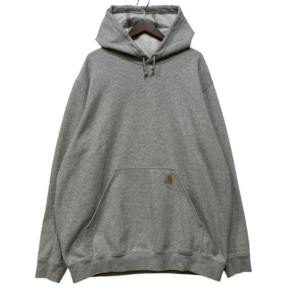 【中古品】【メンズ】 Carhartt カーハート HOODED PULLOVER MIDWEIGHT SWEATSHIRT K121-HGY フーデッド プルオーバー ミッドウェイト スウェットシャツ パーカー 147-260802-as-14-izu サイズ：XL カラー：グレー 万代Net店
