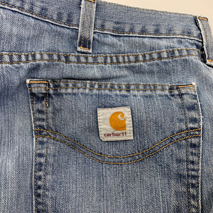 【中古品】【メンズ】 Carhartt カーハート RELAXED FIT DENIM PANTS 101483-968 リラックスフィット デニムパンツ ジーンズ メキシコ製 157-260802-as-19-izu サイズ：42×34 カラー：インディゴ 万代Net店