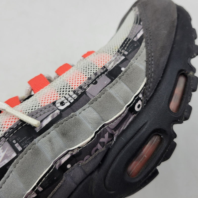 【中古品】【メンズ】 NIKE ナイキ × ATMOS アトモス AIR MAX 95 AQ0925-002 "RED WE LOVE NIKE" エアマックス 95 スニーカー シューズ 靴 160-260731-ay-03-izu サイズ：30cm カラー：BLACK/BRIGHT CRIMSON 万代Net店