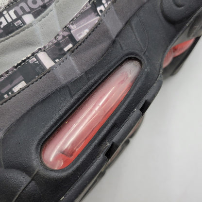 【中古品】【メンズ】 NIKE ナイキ × ATMOS アトモス AIR MAX 95 AQ0925-002 "RED WE LOVE NIKE" エアマックス 95 スニーカー シューズ 靴 160-260731-ay-03-izu サイズ：30cm カラー：BLACK/BRIGHT CRIMSON 万代Net店