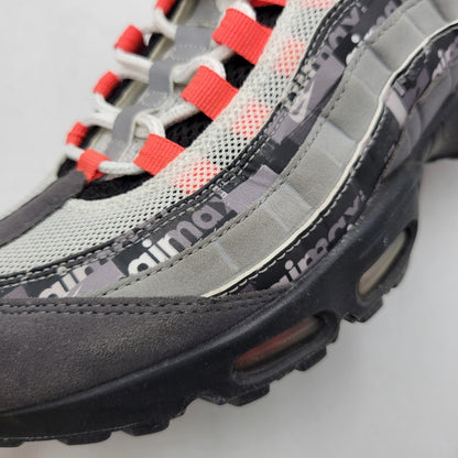 【中古品】【メンズ】 NIKE ナイキ × ATMOS アトモス AIR MAX 95 AQ0925-002 "RED WE LOVE NIKE" エアマックス 95 スニーカー シューズ 靴 160-260731-ay-03-izu サイズ：30cm カラー：BLACK/BRIGHT CRIMSON 万代Net店