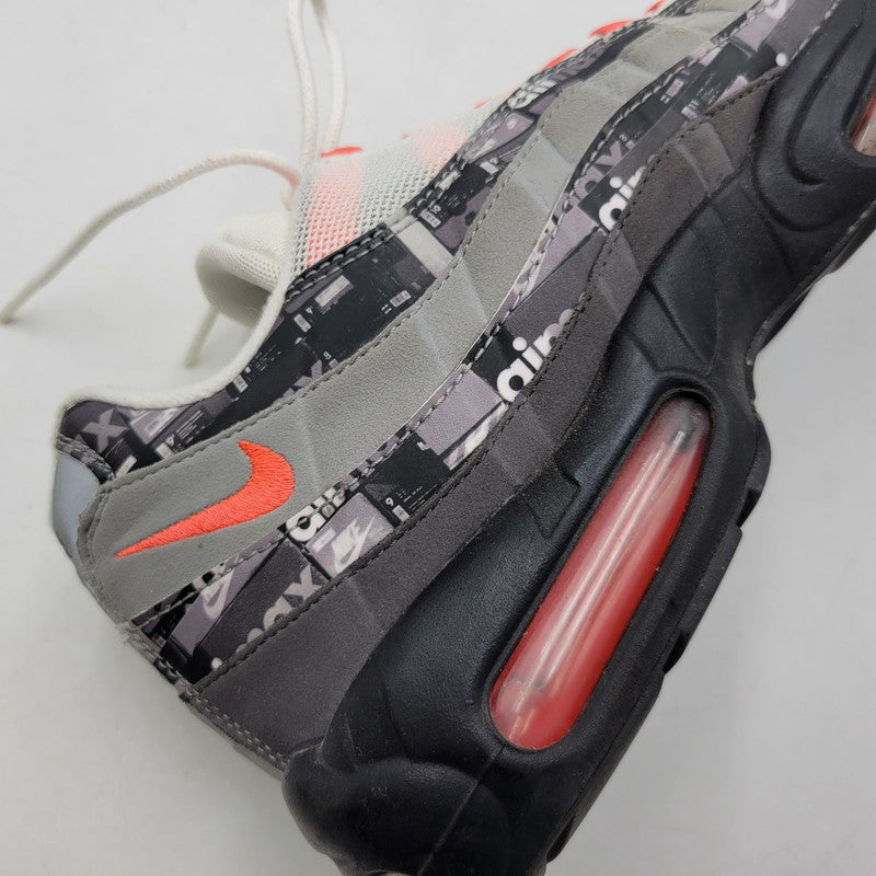 【中古品】【メンズ】 NIKE ナイキ × ATMOS アトモス AIR MAX 95 AQ0925-002 "RED WE LOVE NIKE" エアマックス 95 スニーカー シューズ 靴 160-260731-ay-03-izu サイズ：30cm カラー：BLACK/BRIGHT CRIMSON 万代Net店