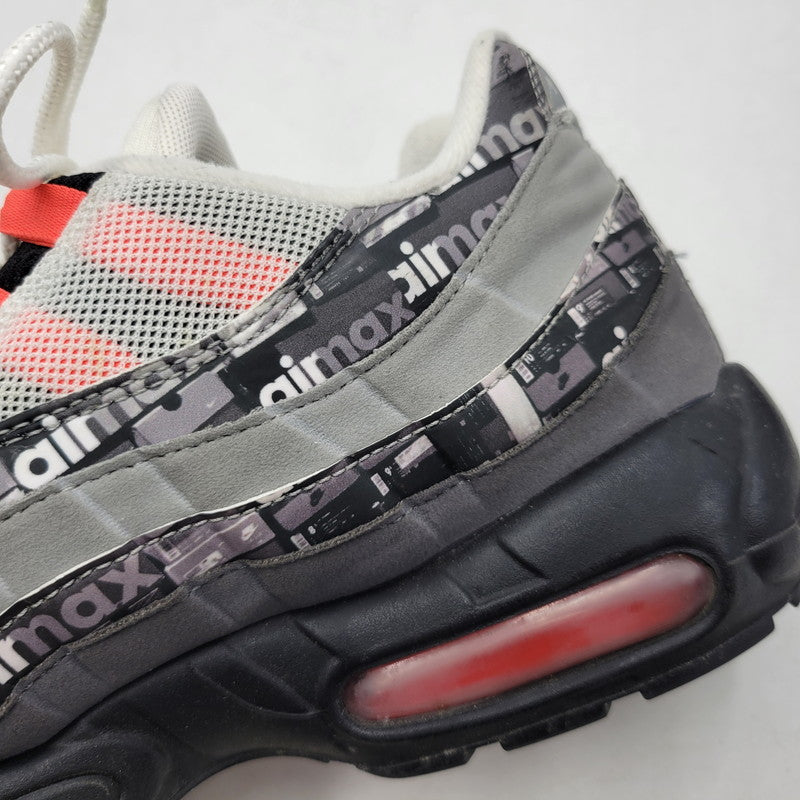 【中古品】【メンズ】 NIKE ナイキ × ATMOS アトモス AIR MAX 95 AQ0925-002 "RED WE LOVE NIKE" エアマックス 95 スニーカー シューズ 靴 160-260731-ay-03-izu サイズ：30cm カラー：BLACK/BRIGHT CRIMSON 万代Net店