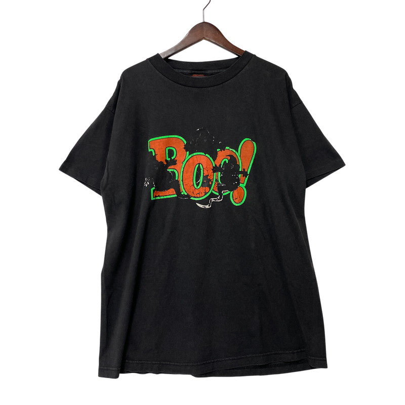 【現状渡し品】【メンズ】 FASHION VICTIM ファッションヴィクティム 90S BOO! PRINT SS TEE プリント ショートスリーブ Tシャツ トップス 半袖 146-260731-cs-04-izu サイズ：不明 カラー：ブラック 万代Net店
