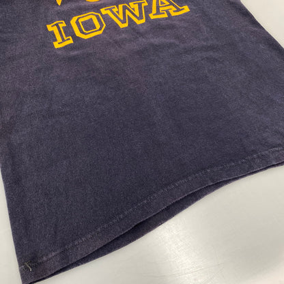 【中古品】【メンズ】 VINTAGE 70-80S IOWA V NECK FOOTBALL SS TEE ブイ ネック フットボール ショートスリーブ Tシャツ トップス 半袖 146-260731-cs-03-izu サイズ：不明 カラー：ネイビー×イエロー 万代Net店