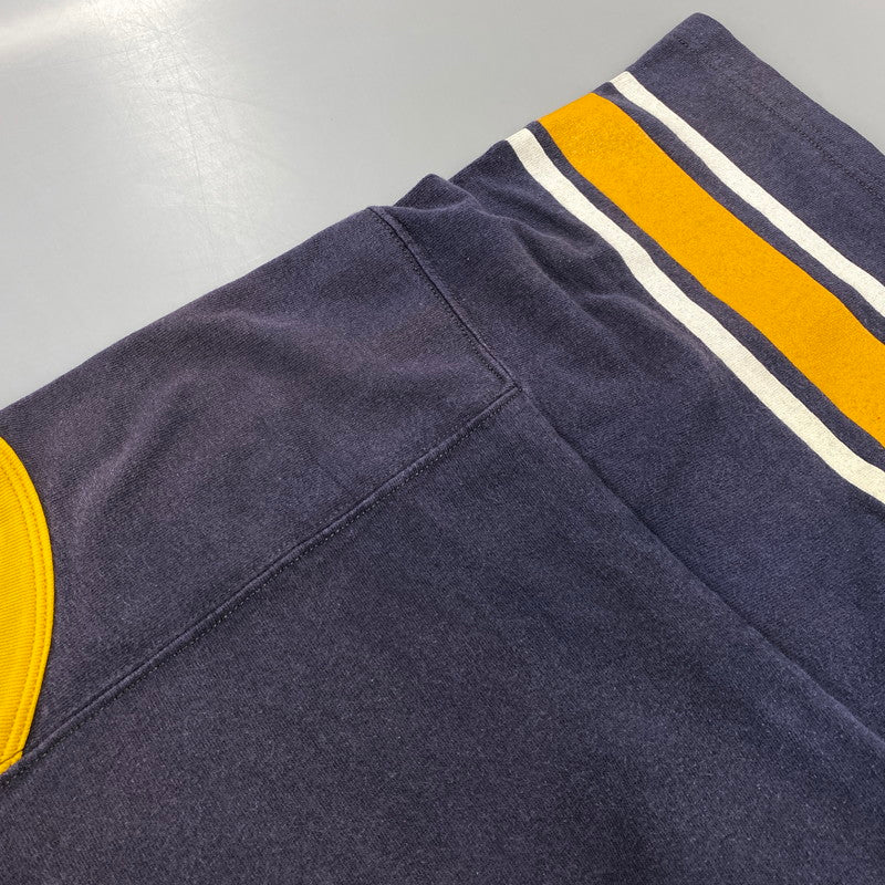 【中古品】【メンズ】 VINTAGE 70-80S IOWA V NECK FOOTBALL SS TEE ブイ ネック フットボール ショートスリーブ Tシャツ トップス 半袖 146-260731-cs-03-izu サイズ：不明 カラー：ネイビー×イエロー 万代Net店