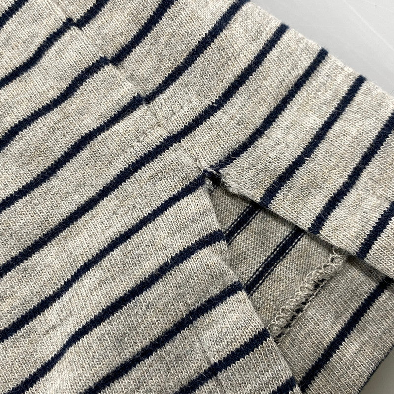 【中古品】【メンズ】 POLO BY RALPH LAUREN ポロバイラルフローレン 90S NAVY PONY BORDER LS POLO SHIRT ネイビー ポニー ボーダー ロングスリーブ ポロシャツ トップス 長袖 146-260731-cs-05-izu サイズ：XL カラー：グレー×ネイビー 万代Net店