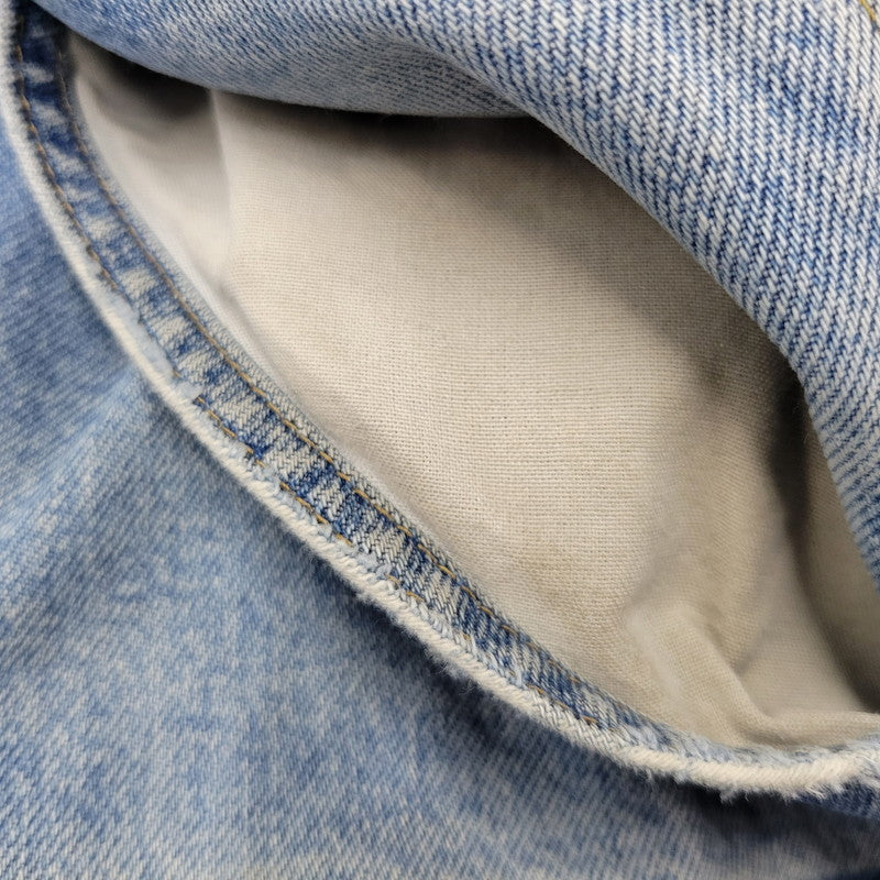 【現状渡し品】【メンズ】 Carhartt カーハート DUNGAREE FIT DOUBLEKNEE PAINTER DENIM PANTS B73 DST ダンガリーフィット ダブルニー ペインター デニムパンツ ボトムス 157-260805-ay-06-izu サイズ：36×32 カラー：ライトインディゴ 万代Net店