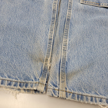 【現状渡し品】【メンズ】 Carhartt カーハート DUNGAREE FIT DOUBLEKNEE PAINTER DENIM PANTS B73 DST ダンガリーフィット ダブルニー ペインター デニムパンツ ボトムス 157-260805-ay-06-izu サイズ：36×32 カラー：ライトインディゴ 万代Net店