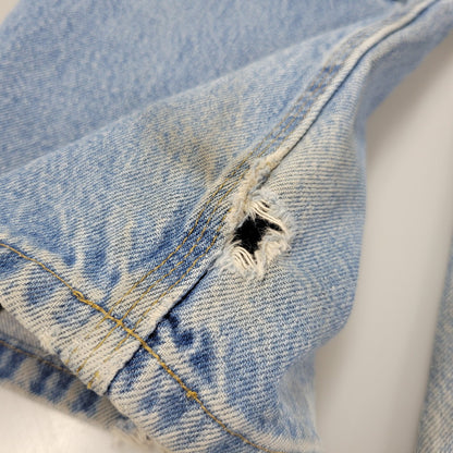 【現状渡し品】【メンズ】 Carhartt カーハート DUNGAREE FIT DOUBLEKNEE PAINTER DENIM PANTS B73 DST ダンガリーフィット ダブルニー ペインター デニムパンツ ボトムス 157-260805-ay-06-izu サイズ：36×32 カラー：ライトインディゴ 万代Net店