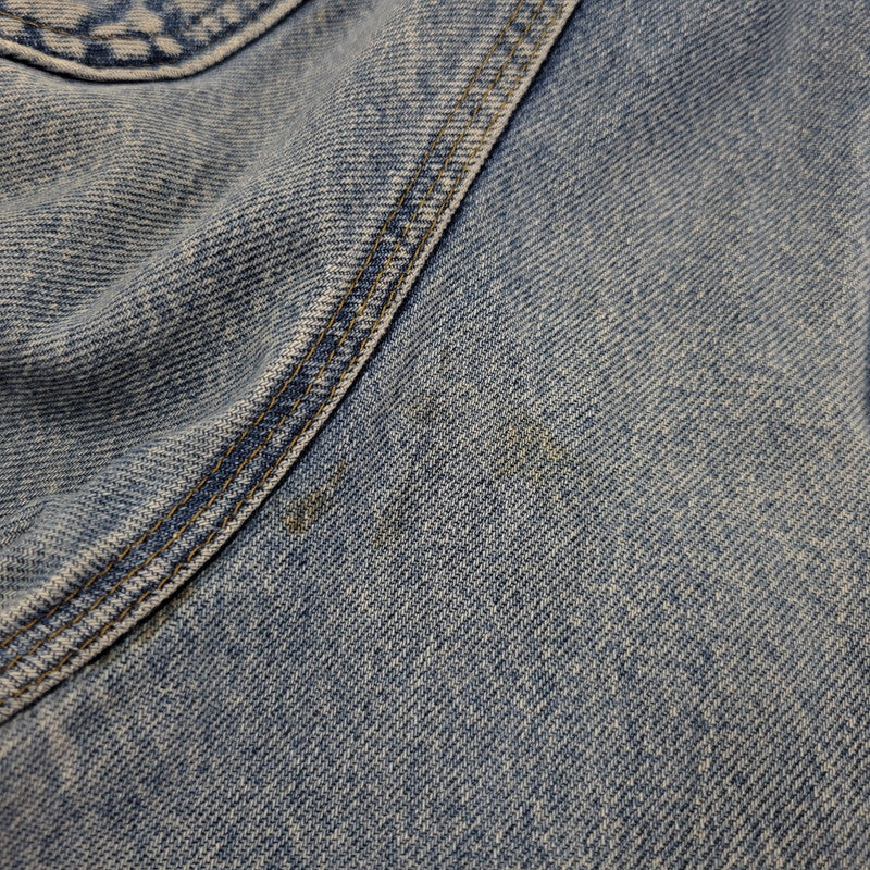 【現状渡し品】【メンズ】 Carhartt カーハート DUNGAREE FIT DOUBLEKNEE PAINTER DENIM PANTS B73 DST ダンガリーフィット ダブルニー ペインター デニムパンツ ボトムス 157-260805-ay-06-izu サイズ：36×32 カラー：ライトインディゴ 万代Net店