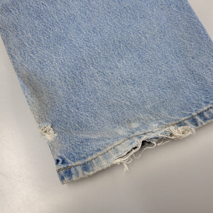 【現状渡し品】【メンズ】 Carhartt カーハート DUNGAREE FIT DOUBLEKNEE PAINTER DENIM PANTS B73 DST ダンガリーフィット ダブルニー ペインター デニムパンツ ボトムス 157-260805-ay-06-izu サイズ：36×32 カラー：ライトインディゴ 万代Net店