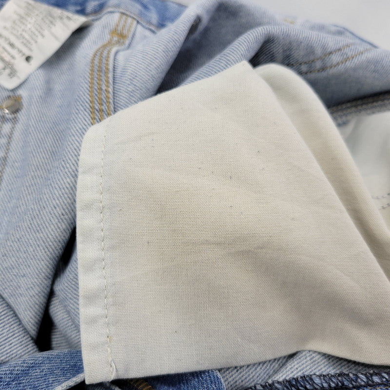 【現状渡し品】【メンズ】 Carhartt カーハート DUNGAREE FIT DOUBLEKNEE PAINTER DENIM PANTS B73 DST ダンガリーフィット ダブルニー ペインター デニムパンツ ボトムス 157-260805-ay-06-izu サイズ：36×32 カラー：ライトインディゴ 万代Net店