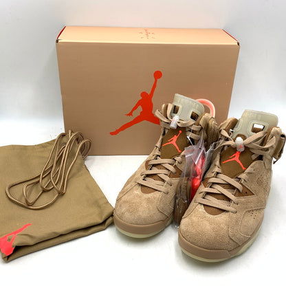【中古美品】【メンズ】 NIKE × TRAVIS SCOTT ナイキ×トラヴィス・スコット DH0690-200 AIR JORDAN 6 エアジョーダン6　スニーカー シューズ 靴 160-260731-yn-02-izu サイズ：28cm カラー：ブリティッシュカーキ 万代Net店