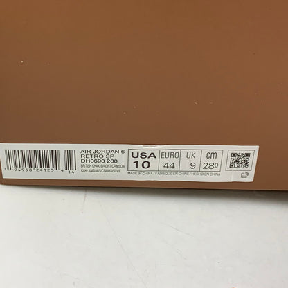 【中古美品】【メンズ】 NIKE × TRAVIS SCOTT ナイキ×トラヴィス・スコット DH0690-200 AIR JORDAN 6 エアジョーダン6　スニーカー シューズ 靴 160-260731-yn-02-izu サイズ：28cm カラー：ブリティッシュカーキ 万代Net店
