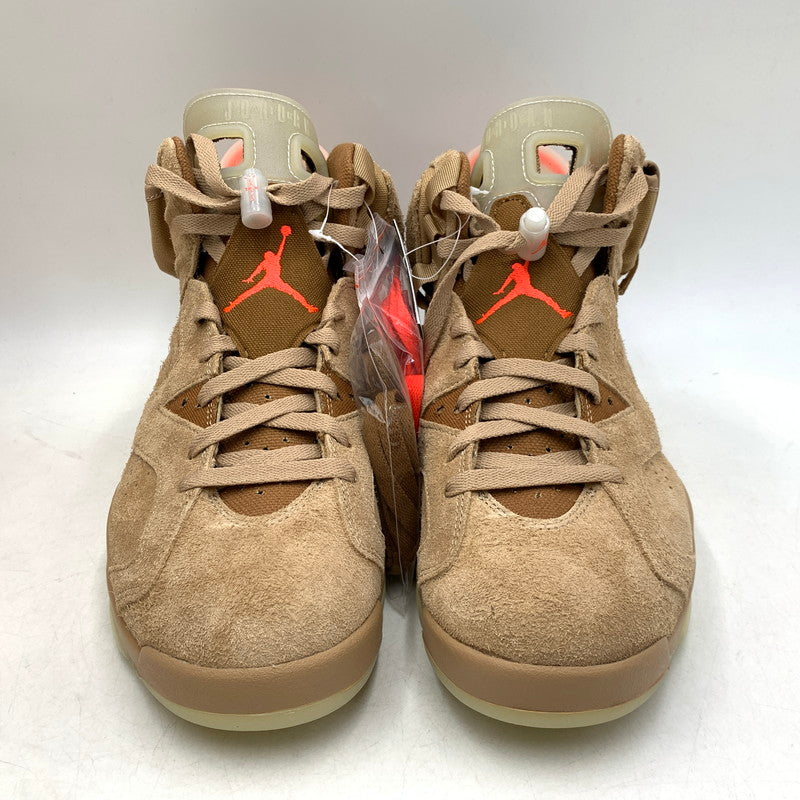 【中古美品】【メンズ】 NIKE × TRAVIS SCOTT ナイキ×トラヴィス・スコット DH0690-200 AIR JORDAN 6 エアジョーダン6　スニーカー シューズ 靴 160-260731-yn-02-izu サイズ：28cm カラー：ブリティッシュカーキ 万代Net店