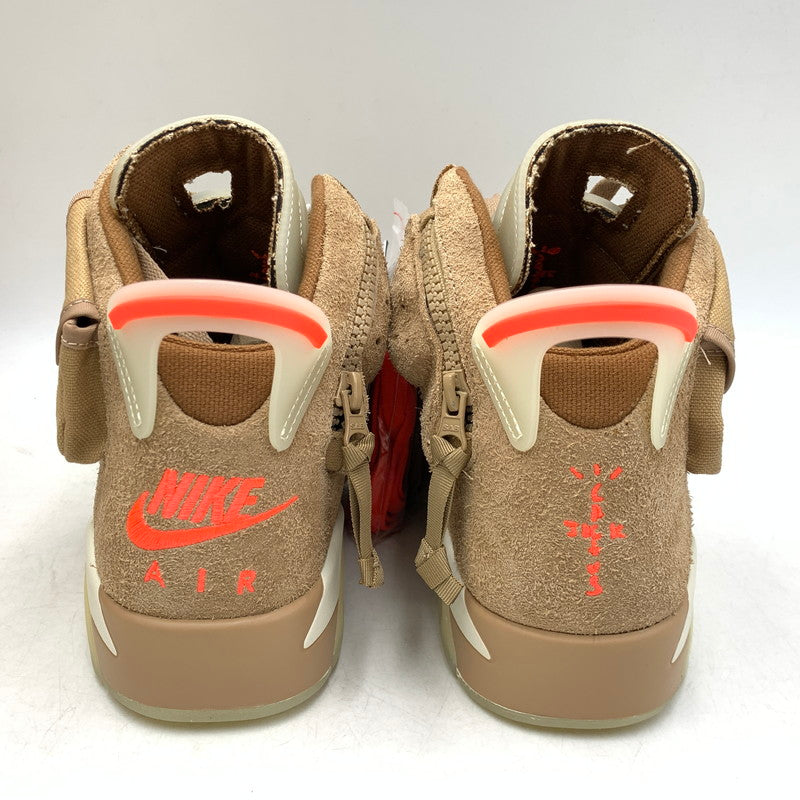 【中古美品】【メンズ】 NIKE × TRAVIS SCOTT ナイキ×トラヴィス・スコット DH0690-200 AIR JORDAN 6 エアジョーダン6　スニーカー シューズ 靴 160-260731-yn-02-izu サイズ：28cm カラー：ブリティッシュカーキ 万代Net店