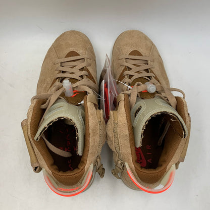【中古美品】【メンズ】 NIKE × TRAVIS SCOTT ナイキ×トラヴィス・スコット DH0690-200 AIR JORDAN 6 エアジョーダン6　スニーカー シューズ 靴 160-260731-yn-02-izu サイズ：28cm カラー：ブリティッシュカーキ 万代Net店