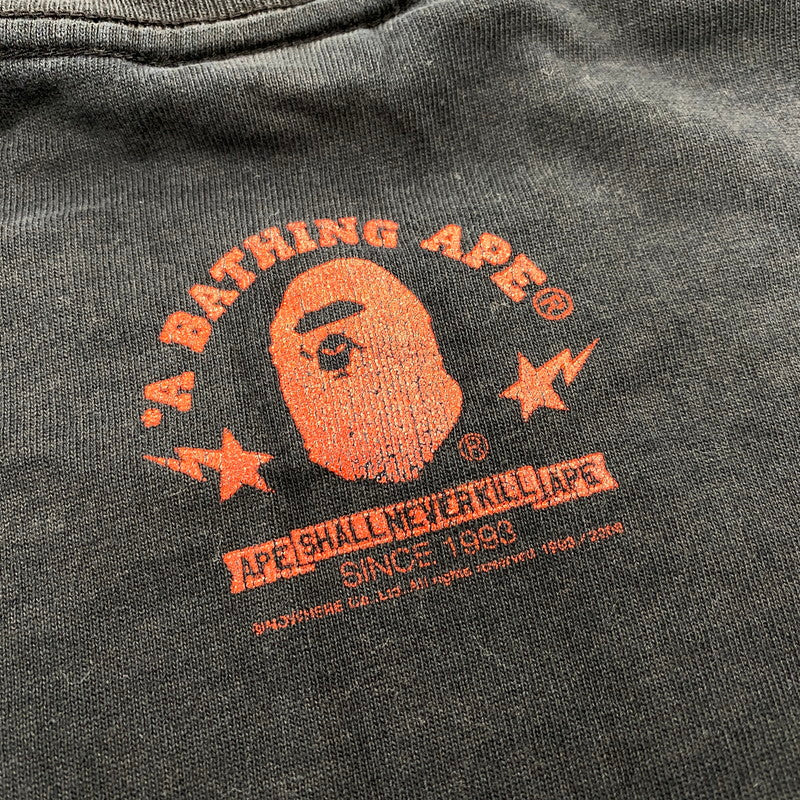 【中古品】【メンズ】 A BATHING APE アベイシングエイプ 00’S BABY MILO GORILLA TREES TEE ベビー マイロ ゴリラ ツリー Tシャツ トップス 半袖 142-260731-cs-01-izu サイズ：M カラー：ブラック 万代Net店