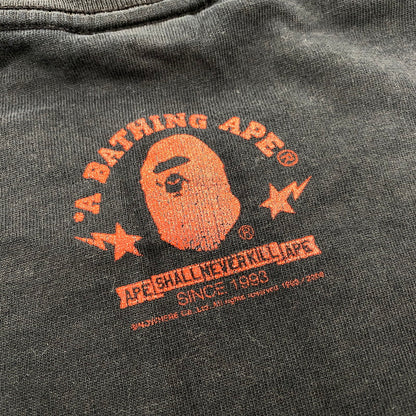 【中古品】【メンズ】 A BATHING APE アベイシングエイプ 00’S BABY MILO GORILLA TREES TEE ベビー マイロ ゴリラ ツリー Tシャツ トップス 半袖 142-260731-cs-01-izu サイズ：M カラー：ブラック 万代Net店