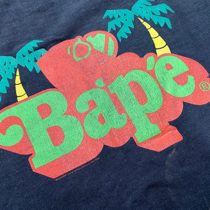 【中古品】【メンズ】 A BATHING APE アベイシングエイプ 00’S BABY MILO GORILLA TREES TEE ベビー マイロ ゴリラ ツリー Tシャツ トップス 半袖 142-260731-cs-01-izu サイズ：M カラー：ブラック 万代Net店