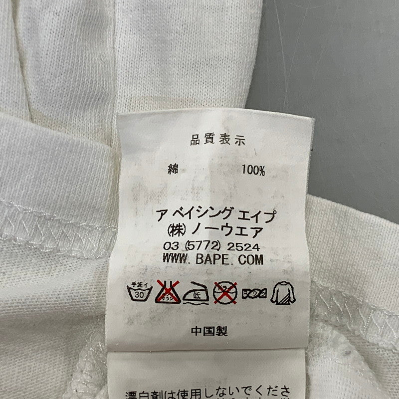 【中古品】【メンズ】 A BATHING APE アベイシングエイプ PIRATE TEE パイレーツ Tシャツ 半袖 142-260802-as-17-izu カラー：ホワイト 万代Net店