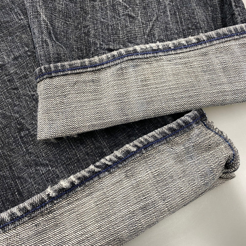 【中古品】【メンズ】 EVISU エヴィス LOT2100 男 PAINT DENIM PANTS ペイント デニム パンツ ボトムス ズボン 156-260731-cs-06-izu サイズ：34×34 カラー：インディゴ系 万代Net店
