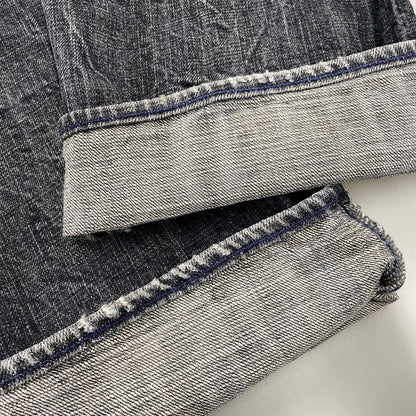 【中古品】【メンズ】 EVISU エヴィス LOT2100 男 PAINT DENIM PANTS ペイント デニム パンツ ボトムス ズボン 156-260731-cs-06-izu サイズ：34×34 カラー：インディゴ系 万代Net店