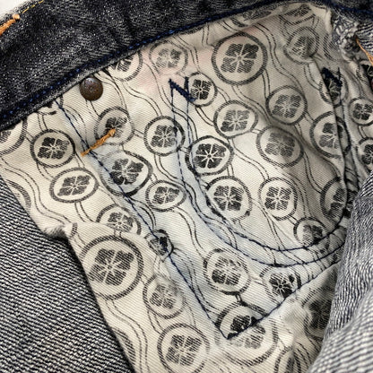 【中古品】【メンズ】 EVISU エヴィス LOT2100 男 PAINT DENIM PANTS ペイント デニム パンツ ボトムス ズボン 156-260731-cs-06-izu サイズ：34×34 カラー：インディゴ系 万代Net店