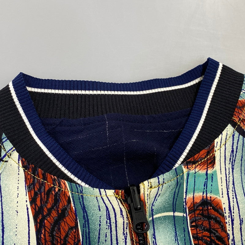 【中古品】【メンズ】 BRU NA BOINNE ブルーナボイン 5351 ファンタジータイガー ジャンパー 140-260802-as-04-izu サイズ：1 カラー：ネイビー/マルチカラー 万代Net店