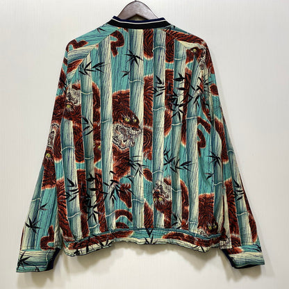 【中古品】【メンズ】 BRU NA BOINNE ブルーナボイン 5351 ファンタジータイガー ジャンパー 140-260802-as-04-izu サイズ：1 カラー：ネイビー/マルチカラー 万代Net店