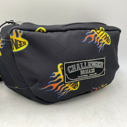 【中古品】【メンズ/レディース】 CHALLENGER チャレンジャー CLG-AC 022-013 FIREBALL WAIST BAG ファイヤーボール ウエスト バッグ カバン 鞄 188-260731-cs-11-izu カラー：ブラック 万代Net店