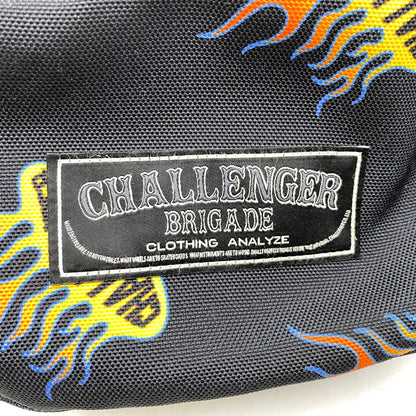 【中古品】【メンズ/レディース】 CHALLENGER チャレンジャー CLG-AC 022-013 FIREBALL WAIST BAG ファイヤーボール ウエスト バッグ カバン 鞄 188-260731-cs-11-izu カラー：ブラック 万代Net店