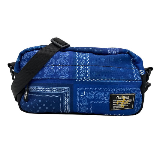 【中古品】【メンズ/レディース】 CHALLENGER チャレンジャー CLG-AC 022-014 BANDANA SHOULDER POUCH バンダナ ショルダー ポーチ カバン 鞄 188-260731-cs-10-izu カラー：ブルー 万代Net店