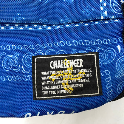 【中古品】【メンズ/レディース】 CHALLENGER チャレンジャー CLG-AC 022-014 BANDANA SHOULDER POUCH バンダナ ショルダー ポーチ カバン 鞄 188-260731-cs-10-izu カラー：ブルー 万代Net店